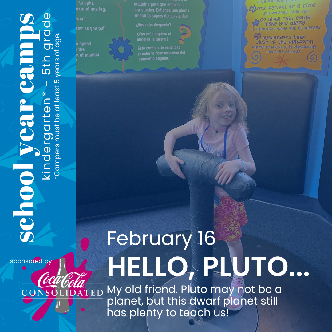 February 16: Hello Pluto (My Old Friend) - logo